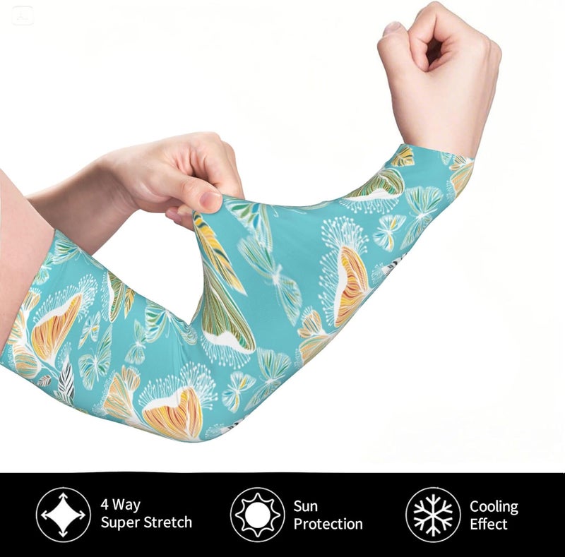 oyebn Arm Sleeves Outdoor Garden Sports Cooling Sun Sleeve for Women Men Farm - Image 3